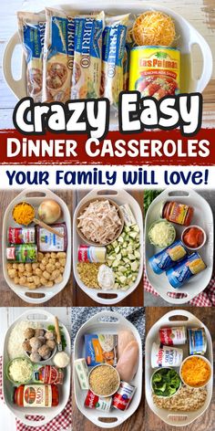 an easy dinner casserole recipe that is great for families to make and eat