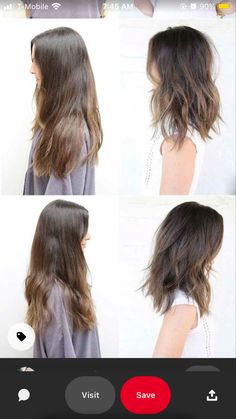 Medium Long Hairstyles, Middle Hair, Medium Long Haircuts, Long Face Hairstyles, Shoulder Hair, Medium Long Hair, Shoulder Length Hair Cuts, Penteado Cabelo Curto, Mid Length Hair