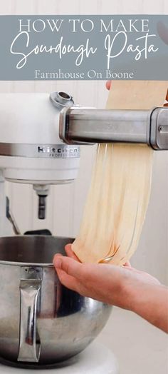 Sourdough Pasta Recipe, Sourdough Pasta, Making Homemade Pasta, Easy Homemade Pasta, Fresh Pasta Recipes, Pasta From Scratch, Homemade Pasta Dough, Pumpkin Pasta Sauce, Kitchenaid Pasta