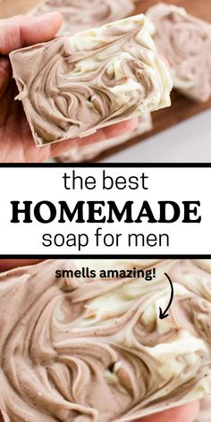 the best homemade soap for men smells amazing and easy to make with just 3 ingredients