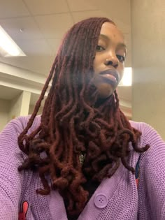 Girl With Locs, Loc Colors, Pretty Locs, Loc Ideas, Loc Inspiration, Hair Locs, Locs Styles