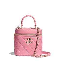 Chanel Vanity Case, Pink Vanity, Moda Chanel, Chanel Outfit, Chanel Official Website, Vanity Bag