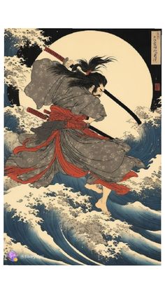 rjay Japanese Legends Art, Japanese Classical Art, Ukiyo-e Prints, Vintage Japanese Posters Aesthetic, Japanese Medieval Art, Samurai Traditional Art, Traditional Japanese Art Samurai, Japanese Print Art, Japanese Ukiyo-e