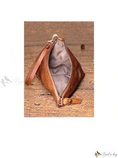 Bird in Bag - Vintage Cowhide Clutch Bag with Large Capacity and Key Wallet Brown Travel Clutch With Zipper Closure, Brown Clutch With Zipper Closure For Travel, Large Capacity Leather Crossbody Clutch, Brown Leather Clutch With Mobile Phone Bag, Brown Clutch With Zipper For Everyday Use, Large Capacity Leather Satchel Pouch, Leather Satchel Pouch With Large Capacity, Brown Satchel Clutch, Brown Travel Wallet Pouch