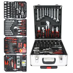 a tool box filled with tools and wrenches