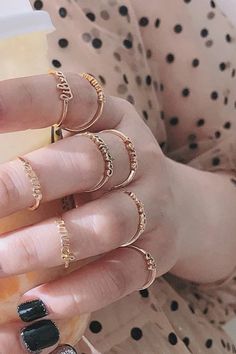 These make the perfect gift as the band is adjustable! >> Zodiac Name Ring: https://pinealvisionjewelry.com/products/zodiac-name-ring Trendy Adjustable Stackable Rings As Gift, Trendy Adjustable Initial Open Ring, Trendy Adjustable Midi Rings For Gift, Trendy Adjustable Midi Rings As Gift, Trendy Personalized Adjustable Rings, Personalized Adjustable Open Midi Rings, Dainty Adjustable Initial Ring For Promise, Dainty Adjustable Hypoallergenic Initial Ring, Dainty Adjustable Stackable Rings With Custom Name