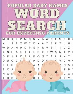 a baby's word search for expecting parents