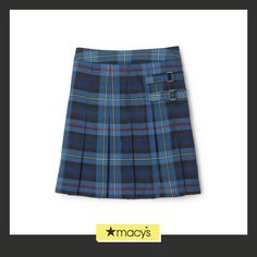 in stock Casual Navy Skirt For School, Blue Denim Skirt For School, Blue School Uniform Skirt, Blue School Uniform Skirt For School, Blue Pleated Skort For School, Fitted Blue Skort For Fall, Skirts For Kids, Federated States Of Micronesia, Suit Fabric