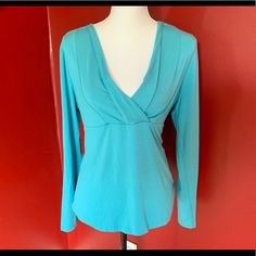 Beautiful Blue Color 95% Rayon 5% Spandex The Perfect Basic Top To Dress Up Or Wear Casually! Basic Tops, Liz Claiborne, Beautiful Blue, Color Blue, Dress Up, Blue Color, Womens Tops, Spandex, Women Shopping