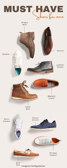 Mens Shoe Fashion, Shoe Guide Men, Fall Shoes 2023 Men, Shoes Aesthetic For Men, Types Of Boots Men, Smart Casual For Work, Mens Occasion Wear Outfit, Casual Footwear, Top Sneakers For Men