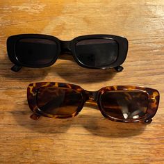 Black And Tortoise Print Glasses Never Worn No Issues Tortoise Print, Tortoise Sunglasses, Colored Sunglasses, Tortoise, Sunglasses Accessories, Black And Brown, Women Accessories, Sunglasses, Women Shopping