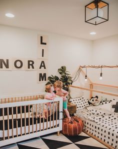 Nursery And Toddler Room Shared, Toddler And Baby Shared Room, Shared Baby Rooms