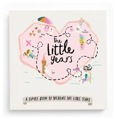 the little years book is shown in pink