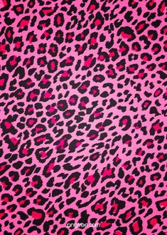 pink and black leopard print fabric