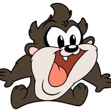 an image of a cartoon animal with its mouth open