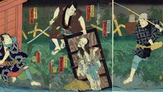 豊国三代「東海道四谷怪談 隠亡堀 お岩」文久1年（1861年） Utagawa Kunisada, Asian Home Decor, Supernatural Beings, 9th Month, Japanese Prints, Monster Art, Woodblock Print, Handmade Home Decor