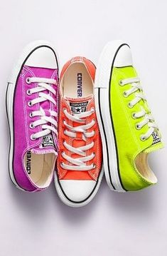 Neon Converse, Zapatillas All Star, Neon Scarf, Boat Cruise, Star Converse, All Stars Converse, Star Sneakers, Converse Sneakers, Sneaker Shoes