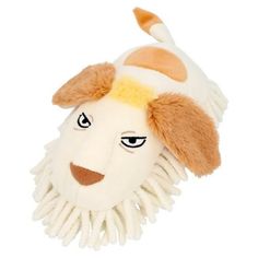 a white and brown dog head with long hair on it's face, in front of a white background