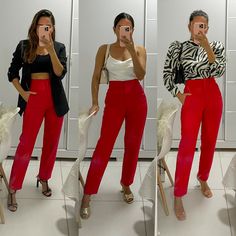 Official Wear, Girl Things, Business Attire, Capri Pants, Black Jeans, Ootd, Zara, Pants