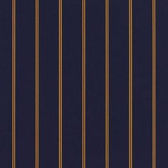 a dark blue and gold striped wallpaper with vertical lines in the center, as well as an orange stripe