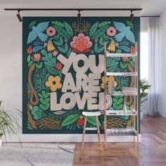 Removable Wall Sticker/Wall Mural - Elf Treehouse in The Forest | Creative Window View Wall Decor - 36"x48" Cafe Wall Art Murals Garden, Colorful Murals Wall, Elementary School Wall Murals, Wall Murals Art Ideas, Wall Mural Colorful, Funky Wall Murals Painted, In Home Murals Wall Art, Funky Wall Mural, Church Murals Wall Paintings