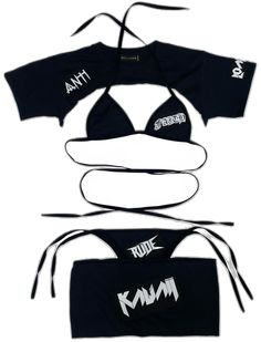 Sporty Black Crop Top For Summer, Black Y2k Summer Crop Top, Edgy Summer Crop Top, Edgy Cropped Summer Crop Top, Edgy Cropped Crop Top For Summer, Trendy Cotton Crop Top For Music Festival, Black Rave Crop Top For Streetwear, Edgy Graphic Print Crop Top For Summer, Sporty Black Crop Top For Beach