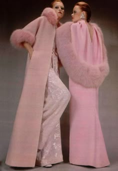 70s Mode, Givenchy Fashion, Christie Brinkley, Dior Haute Couture, Couture Mode, Pink Dresses, Vintage Couture, 1970s Fashion, Everything Pink