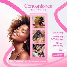 Hair Salon Social Media Post #socialmediadesign #flyerdesigns #beautysalon#graphicdesigner Hair Salon Social Media, Hair Salon Flyer, Saloon Dress, Salon Social Media, Ghana Weaving, Hair Salon Design, Unique Iphone Wallpaper, Church Graphic Design, Hair Brands