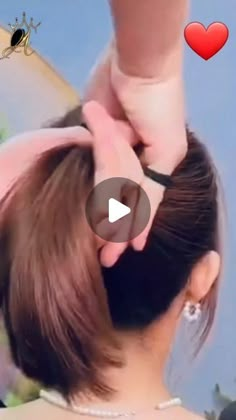 Easy Way To Style Long Hair, Easy Bun Hairstyles Medium Length, Dressy Ponytail Hairstyles For Medium Length, Thick Hair Ponytail Hacks, Bun Tutorial With Clip, Hairstyles For Every Hair Type, How To Do An Updo Yourself, Cute Ponytail Styles, Hair Stylist Tips