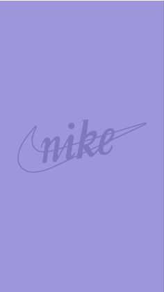 the nike logo on a purple background