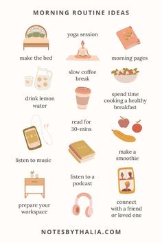 Morning Routine Ideas, Morning Routine School, Routine Ideas, Healthy Morning Routine, Evening Routine, Healthy Routine