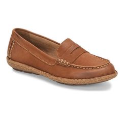 PRICES MAY VARY. This shoe features a nubuck leather upper and micro suede lining BR0013416 Removable insole Microsuede covered footbed Opanka handcrafted construction Supple American nubuck leather wraps the foot in ultimate comfort with this classic moc style. Built with high-quality, durable materials so you can wear this casual style indoors and out. Born Shoes, Nubuck Leather, Leather Wraps, Leather Loafers, Slip Ons, Loafers For Women, Special Features, Casual Style, Clothing And Shoes