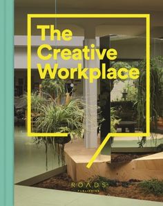 the creative workplace is displayed in front of a building with an arrow pointing to it