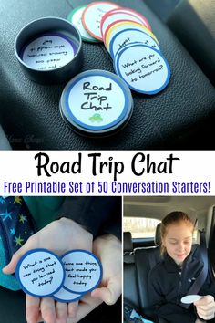 the road trip chat is an easy way to help kids learn how to use conversation bubbles