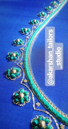 Thread Work Blouse, Work Blouse Designs, Indian Wedding Jewelry Sets, Latest Blouse Designs Pattern, Hand Work Design, Kids Blouse Designs, Latest Model Blouse Designs, Simple Embroidery Designs