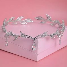 Bridesmaid Hair Jewelry, قلادات متدلية, Bride Hair Jewelry, Luxury Hair Accessories, Crystal Bridal Tiaras, Rhinestone Tiara, Headband Tiara