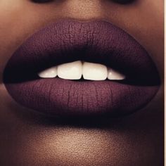 Bold Matte Deep Purple Lipstick Deep Purple Lipstick, Makeup Bold, Purple Lipstick, Lipstick Color, Lipstick Colors, Makeup Lipstick, Deep Purple, Lip Colors, Timeless Beauty