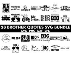 big brother quotes svg bundle