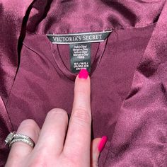 Victoria’s Secret Kimono Satin Robe. Never Worn Smoke Free Home Sleepwear Robe, Women's Intimates, Victoria’s Secret, Color Purple, Victoria's Secret, Lingerie, Satin, Purple, Customer Support