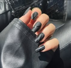 Ombre Nails Dark, Az Nails, Ombre Manicure, Kiara Sky, Matte Black Nails, Cuticle Care, Black Nail Polish, Shiny Nails, Multi Dimensional