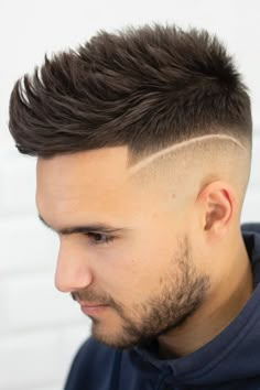 New Men Hairstyles, Trending Hairstyles For Men, Greaser Hair, Low Fade Haircut, Spiky Hair, Men Haircut Styles, Cool Hairstyles For Men