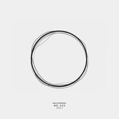 a black and white drawing of a circular object