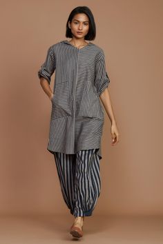 Pleat Pants, Hooded Tunic, Balloon Pants, Kurta Designs Women, Hoodie Set, Stylish Dress Designs, Suit Designs, Kurta Designs, Co Ord Set