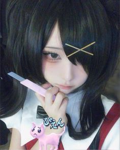 Ame Nso Icons, Ame Chan Cosplay, Jirai Kei Icon, Ame Icon, Ame Chan Icon, Jirai Kei Hair, Kangel Cosplay, Jirai Kei Makeup, Streamer Girl