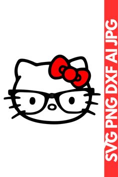 Hello Kitty SVG, Hello Kitty Designs, Hello Kitty Shirts, Cricut Hello Kitty SVG, Vinyl Decals Cricut Hello Kitty Svg, Hello Kitty Cricut Projects Vinyl Decals, Hello Kitty Shirt Design, Hello Kitty Svg Files Free, Hello Kitty Cricut, Hello Kitty With Glasses, Nerd Hello Kitty, Hello Kitty Glasses, Hello Kitty Icons