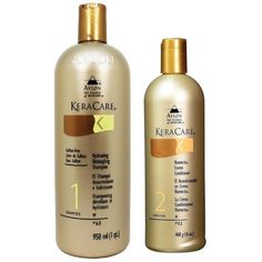 Avlon KERACARE Hydrating Detangling Shampoo (32 oz XXL LITER) & Humecto Creme Conditioner (16 oz) DUO SET KIT Experience the ultimate hair care duo with the Avlon KERACARE Hydrating Detangling Shampoo and Humecto Creme Conditioner. This set is designed to provide your hair with the hydration and nourishment it needs to look and feel its best. The Hydrating Detangling Shampoo gently cleanses your hair while removing excess oils and impurities without stripping away essential moisture. Its unique formula decreases interfiber friction, making it easier to comb through wet or dry hair, and repairs damaged areas along the hair shaft, leaving your hair smooth and manageable. The Humecto Creme Conditioner penetrates deep within the hair shaft to deliver intense hydration and improve surface poros Curly Hair Cream, Hair Smooth, Bouncy Curls, Brittle Hair, Hair Detangler, Hair Cream, Hair Care Routine, Smooth Hair, Hair Health