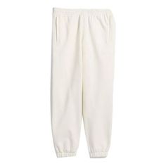 adidas originals x Pharrell Williams Crossover Solid Color Loose Bundle Feet Sports Pants/Trousers/Joggers White HF9919 Gift To Boyfriend, Sports Sweatpants, Sports Pants, Adidas X, Pharrell Williams, Adidas Pants, Stylish Sneakers, Pants Trousers, Sport Pants