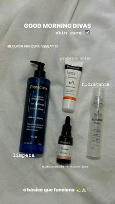 o basico que funciona, com principia 🫧 Healthy Skin, Skin Care Routine, Sensitive Skin, Skin Types