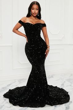 Exclusive After Party Tulle Maxi Dress - Black | Fashion Nova, Dresses | Fashion Nova Fashion Nova Prom Dresses, Chic Formal Dress, Gown Off Shoulder, Tulle Maxi Dress, Black Prom Dress, Maxi Gown, Maxi Gown Dress, Sequin Maxi Dress, Sequin Maxi