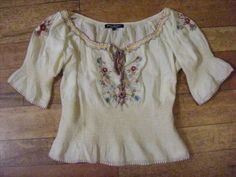 Twilight Outfits, Bella Swan, Summer 24, Peasant Top, Peasant Blouse, Dream Clothes, Embroidered Top, Outfits Casuales, Aesthetic Outfits